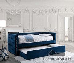 Susanna Navy Daybed w/ Trundle, Navy