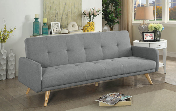 Burgos Gray/Natural Futon Sofa