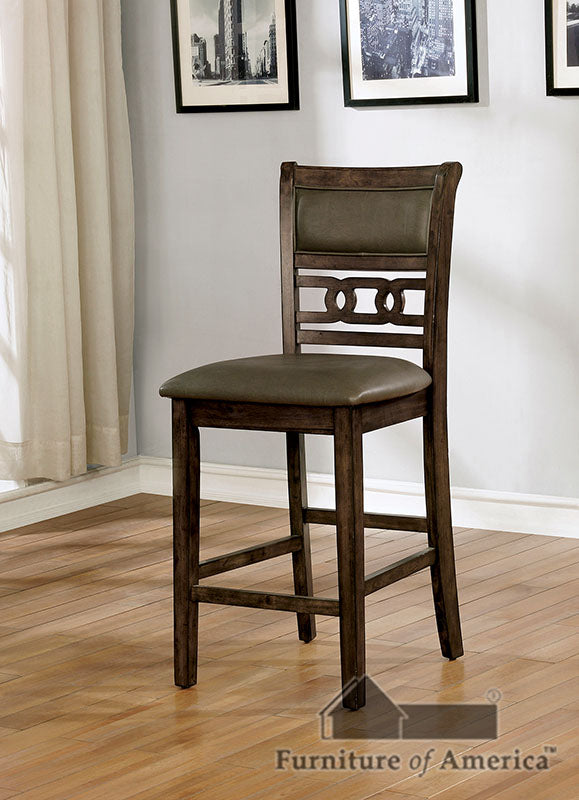 Flick Rustic Oak Counter Ht. Side Chair (2/CTN)