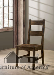 Kristen Rustic Oak Side Chair (2/CTN)