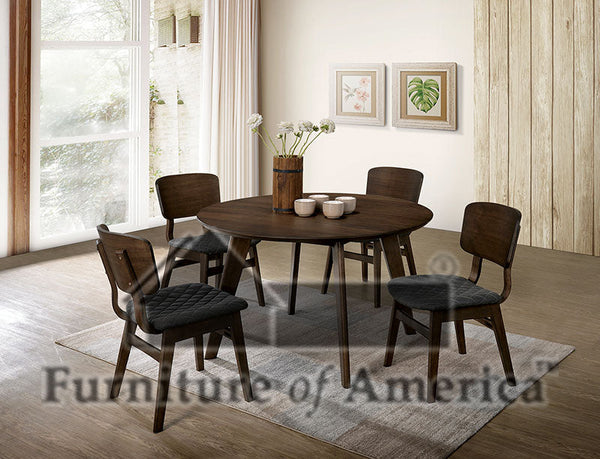 Shayna Gray Walnut Round Table