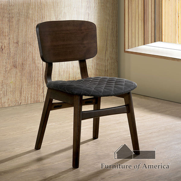 Shayna Black/Light Oak Side Chair (2/ctn)