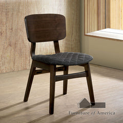 Shayna Black/Light Oak Side Chair (2/ctn)