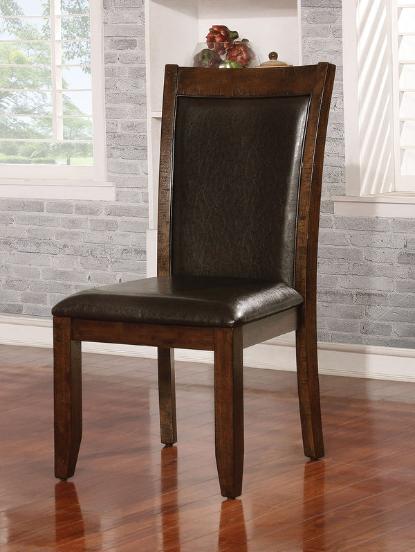 Mae Brown Cherry/Espresso Side Chair (2/CTN)