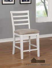 Kiana White Counter Ht. Side Chair (2/CTN)