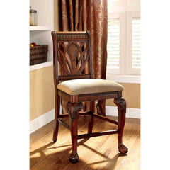 PETERSBURG II Cherry Counter Ht. Chair (2/CTN)