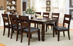 DICKINSON I Dark Cherry Dining Table w/ 18" Leaf