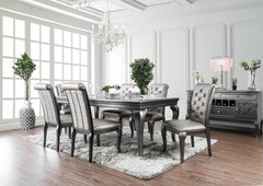 Amina Gray 7 Pc. Dining Table Set