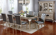AMINA Champagne 84" Dining Table
