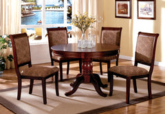 St. Nicholas II Antique Cherry 5 Pc. Round Dining Table Set