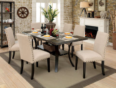 Kaitlin Light Walnut 7 Pc. Dining Table Set