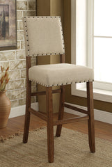 SANIA Rustic Oak Bar Chair (2/CTN)