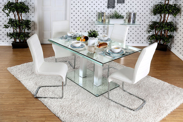 Richfield I Silver/Chrome Dining Table