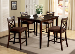 Weston I Espresso 5 Pc. Counter Ht. Table Set