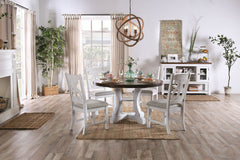 Auletta Transitional Round Dining Table