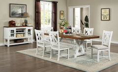 Auletta Transitional 7 Pc. Dining Table Set