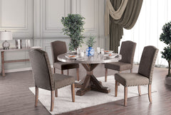 Bridgen Natural Round Dining Table