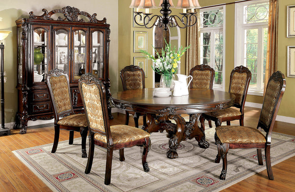 MEDIEVE Cherry Round Dining Table
