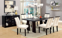 Luminar Black/Beige 7 Pc. Dining Table Set