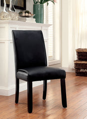 GRANDSTONE I Black Side Chair (2/CTN)