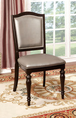 Harrington Dark Walnut/Pewter Side Chair (2/CTN)