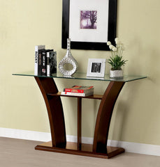 MANHATTAN IV Dark Cherry Sofa Table, Brown Cherry