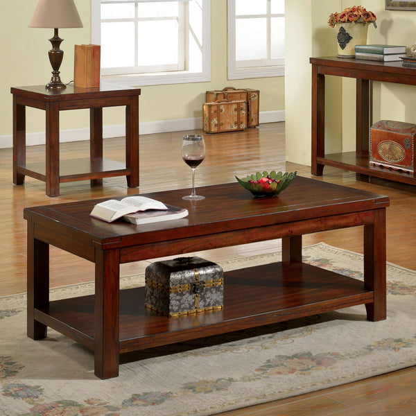 ESTELL Dark Cherry Coffee Table, Cherry