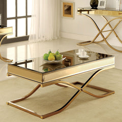 SUNDANCE Brass Coffee Table, Brass