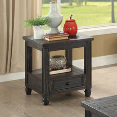 Suzette Antique Black End Table, Antique Black