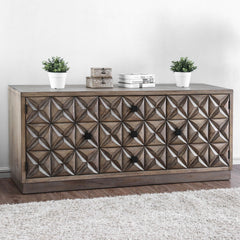 Markos II Weathered Light Oak 64" TV Stand