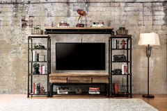 Kebbyll Antique Black/Natural Tone 4 Pc. Set (TV + 2 PC + BR)