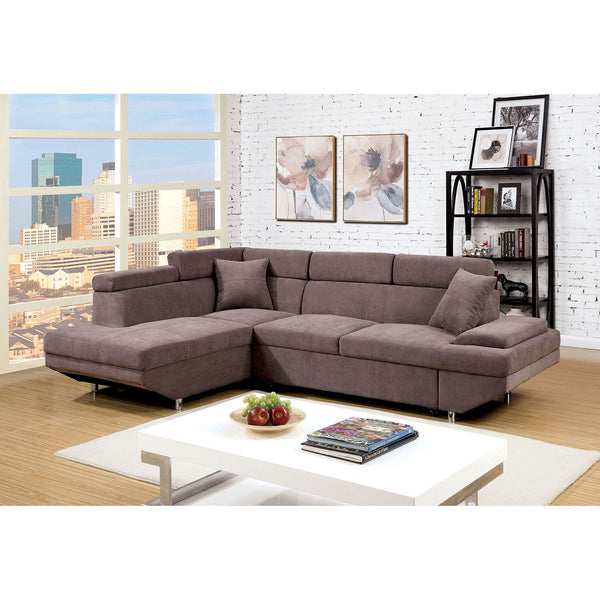 Foreman Brown Sectional, Brown