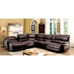 ESTRELLA Brown Sectional, Brown