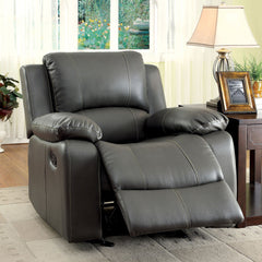 SARLES Gray Glider Recliner