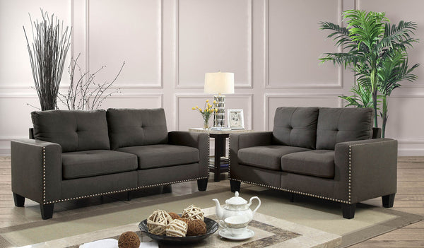Attwell Gray Sofa + Love Seat