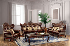 Jericho Brown/Dark Oak Sofa + Love Seat