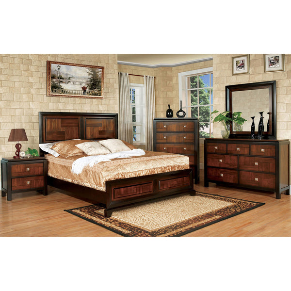 Patra Acacia/Walnut 5 Pc. Queen Bedroom Set w/ Chest