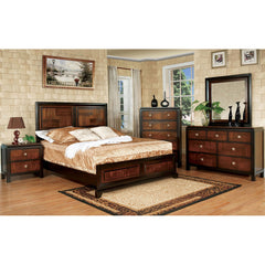 Patra Acacia/Walnut 5 Pc. Queen Bedroom Set w/ Chest