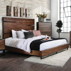 Fulton Dark Oak/Dark Walnut E.King Bed