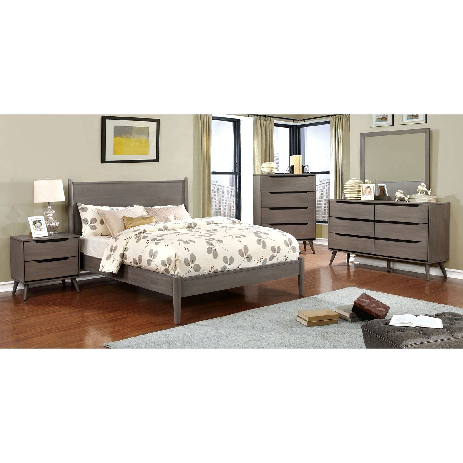 LENNART II Gray 4 Pc. Twin Bedroom Set – SAMS MATTRESS & FURNITURE