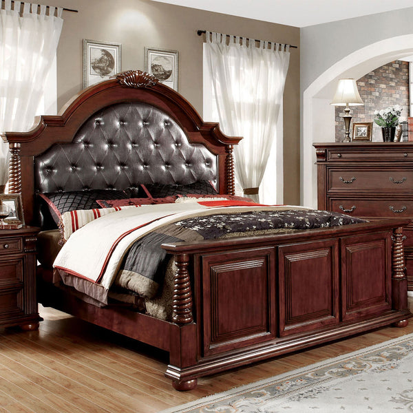 Esperia Brown Cherry E.King Bed