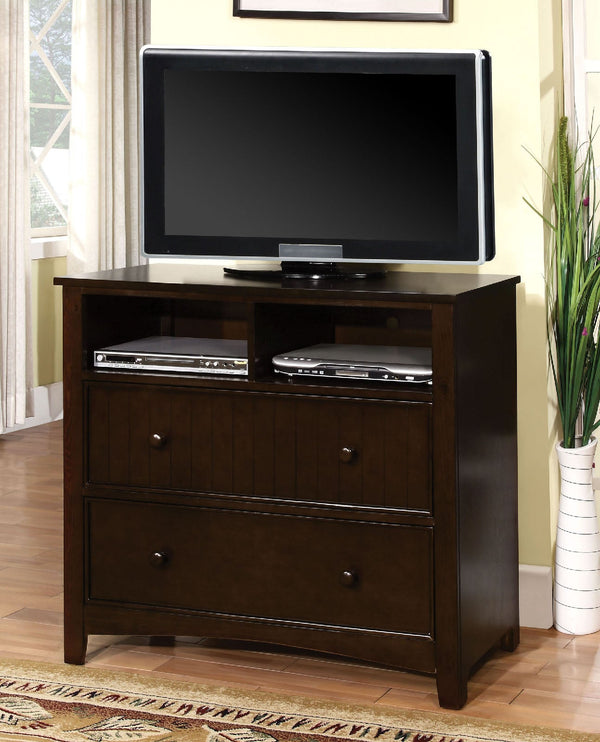 Corry Dark Walnut Media Chest