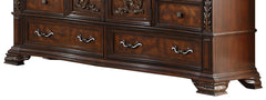 Santa Monica Traditional Style Dresser in Cherry finish Wood