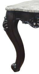 Aroma Traditional Style End Table in Cherry finish Wood