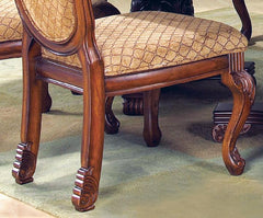 Veronica Cherry Traditional Style Dining Side Chair in Cherry finish Wood
