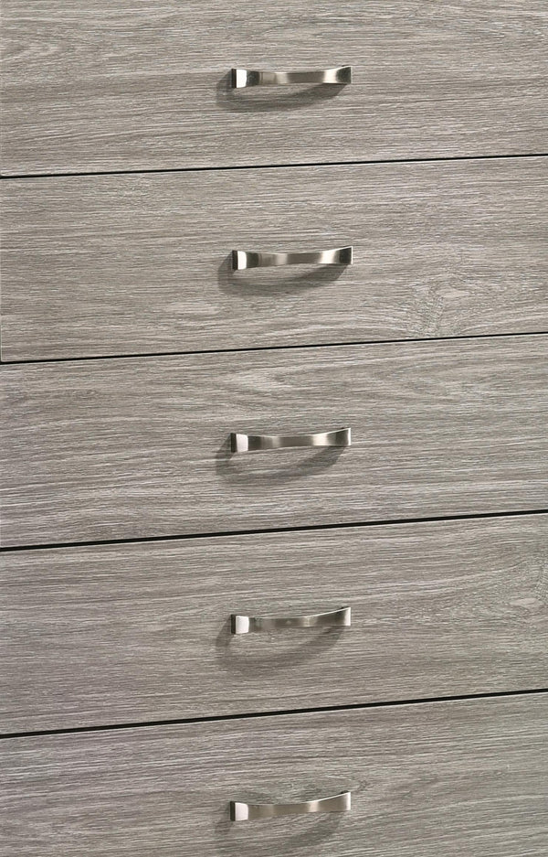 Yasmine White Modern Style Chest in Gray finish Wood