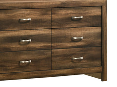 Yasmine Brown Modern Style Dresser in Espresso finish Wood