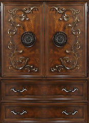 Santa Monica Traditional Style Chest in Cherry finish Wood