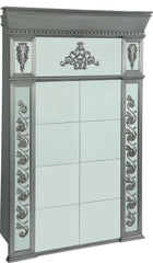 Astrid Modern Style Mirror with Metal Finish