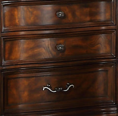 Santa Monica Traditional Style Nightstand in Cherry finish Wood